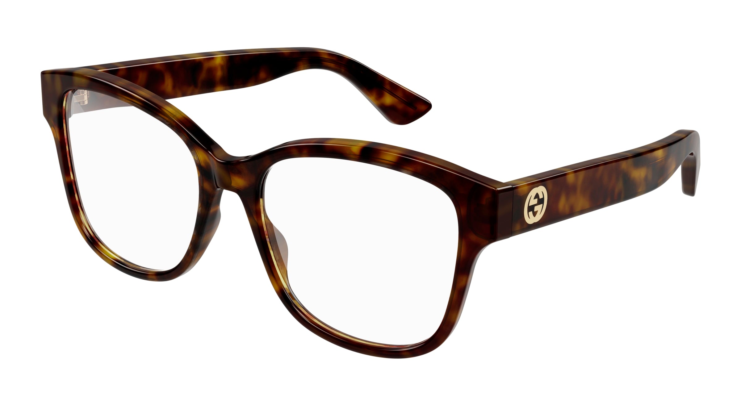 Gucci GG1340O – Havana / Transparent
