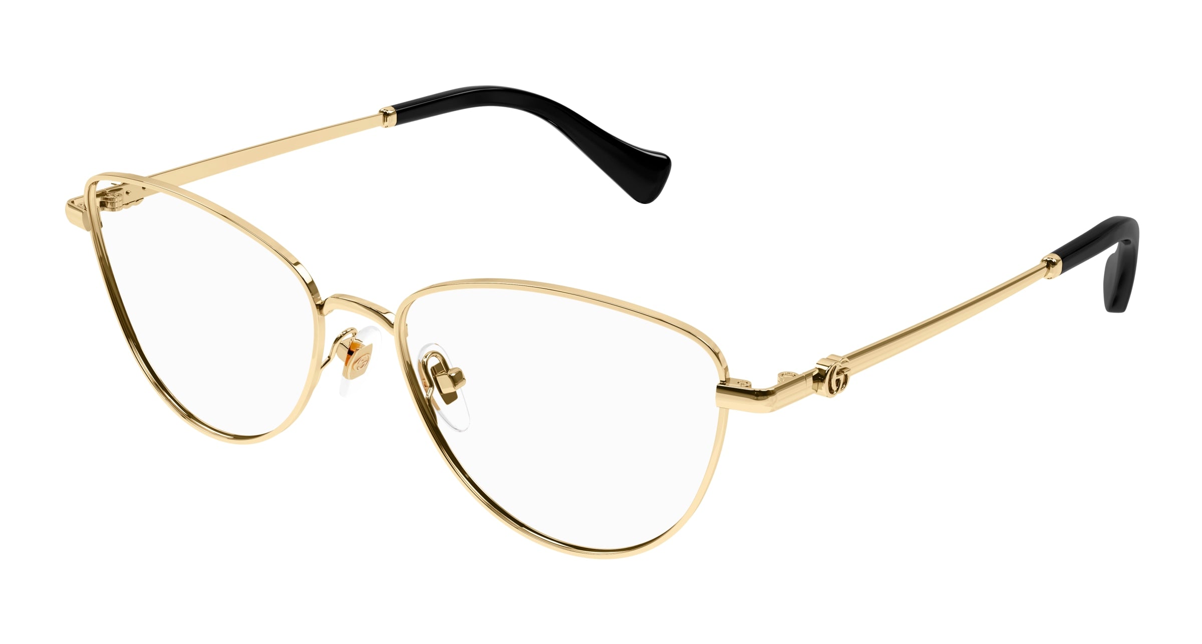 Gucci GG1595O – Gold / Transparent