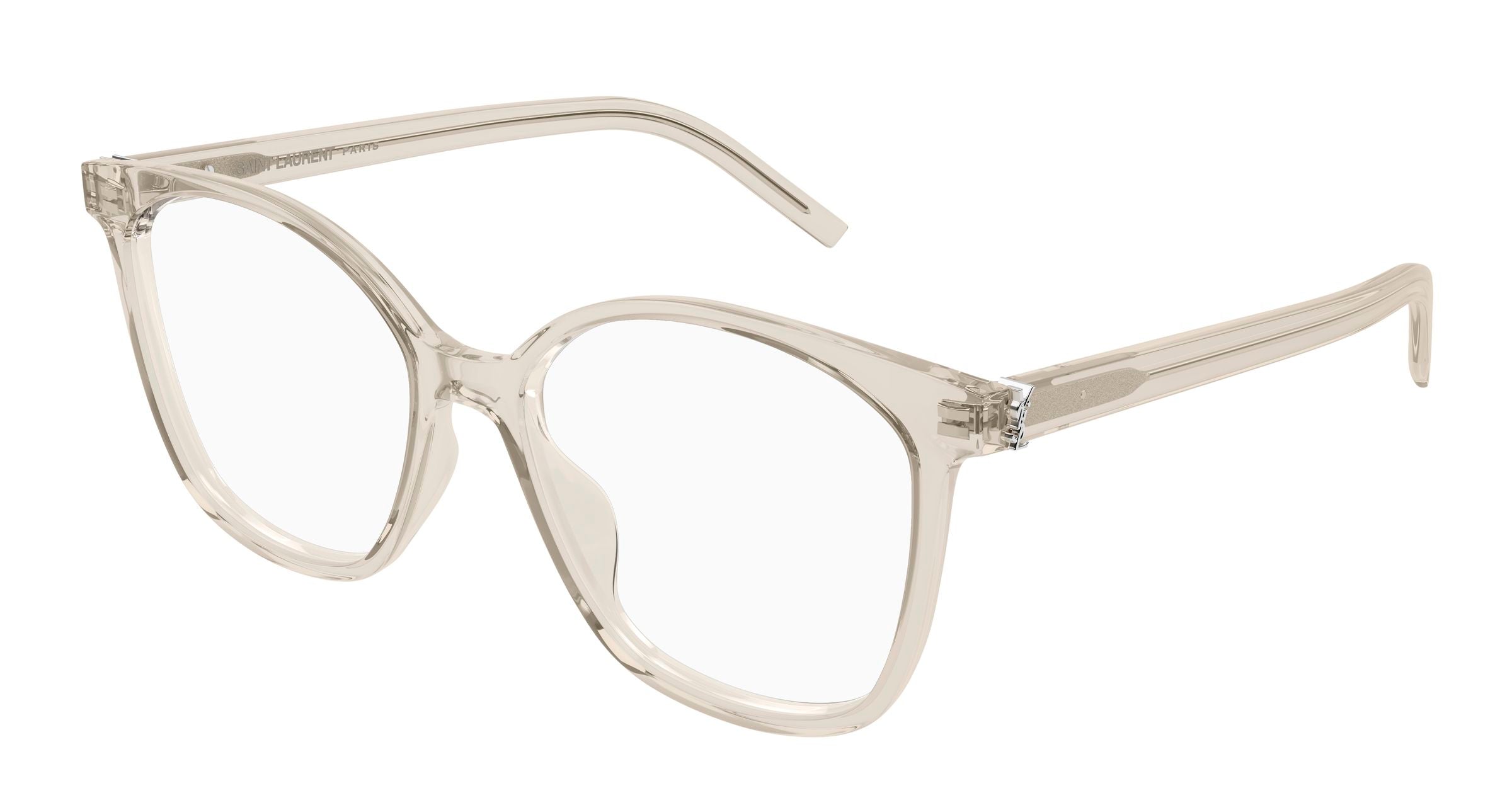 Saint Laurent SL M162 – Beige / Transparent