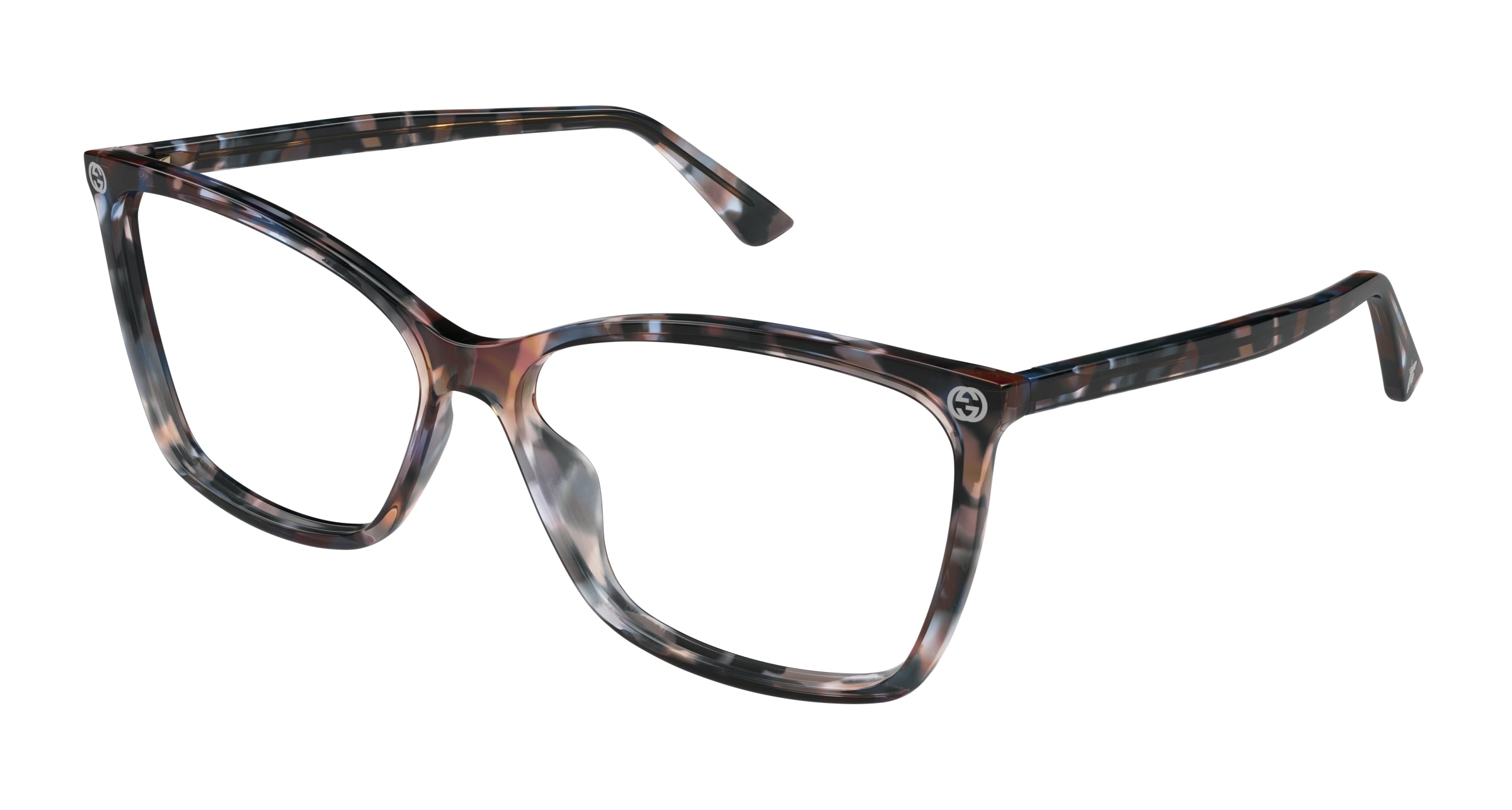 Gucci GG0025O – Havana / Transparent