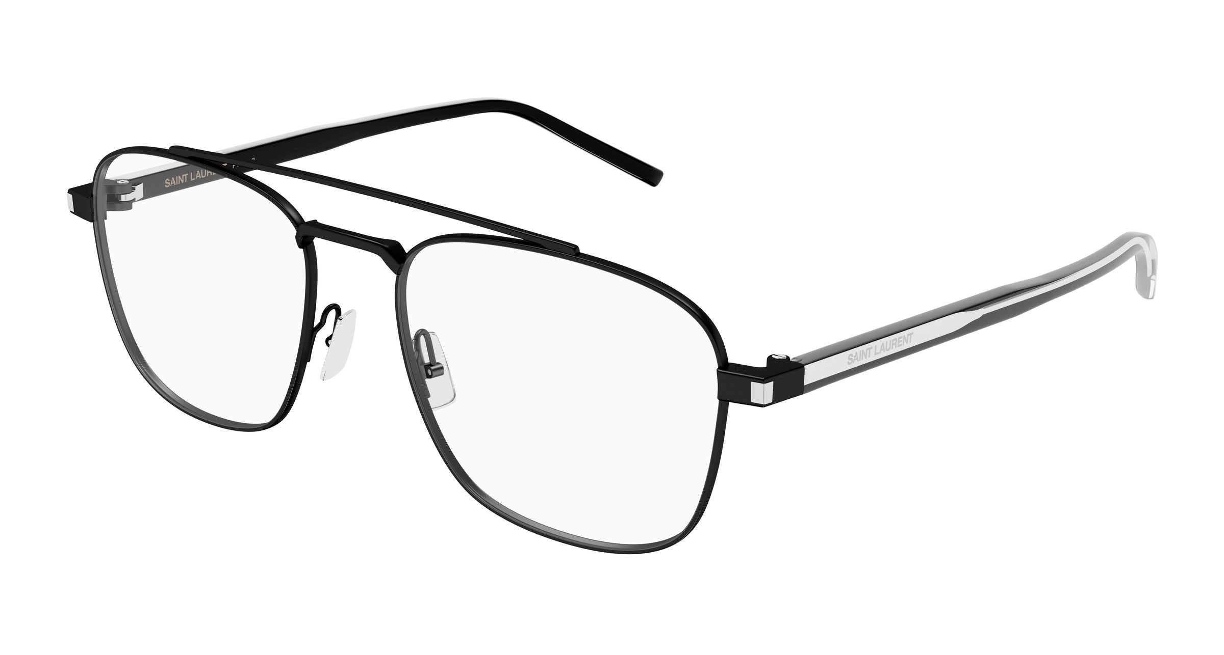 Saint Laurent SL 665 OPT – Black / Crystal / Transparent