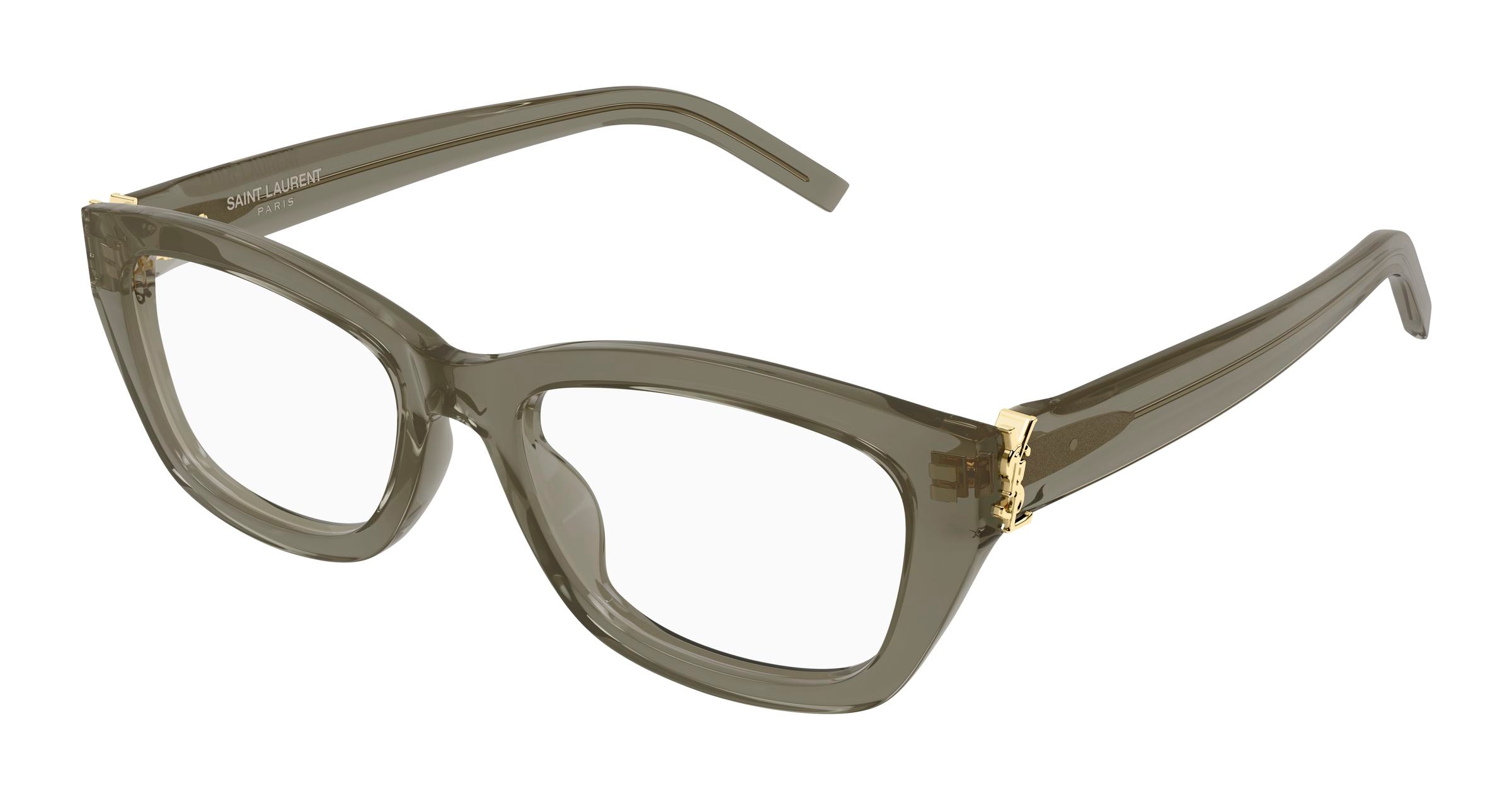 Saint Laurent SL M153 OPT – Brown / Transparent