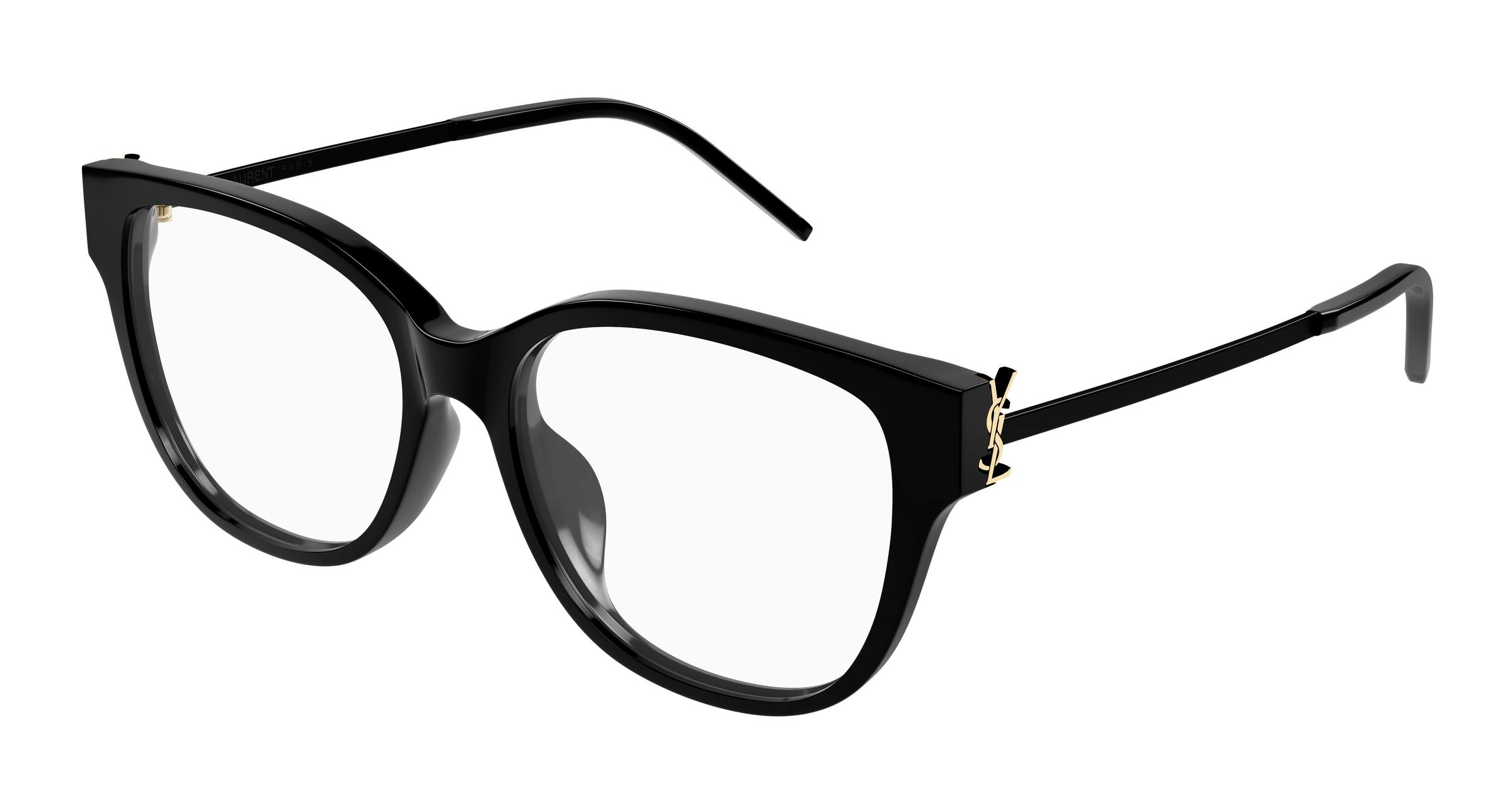 Saint Laurent SL M48O_B/FN – Black / Transparent